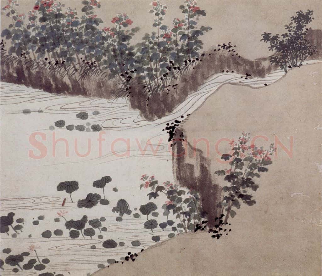 明 沈周《东庄图册》书画作品