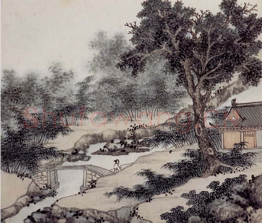 明 沈周《东庄图册》书画作品