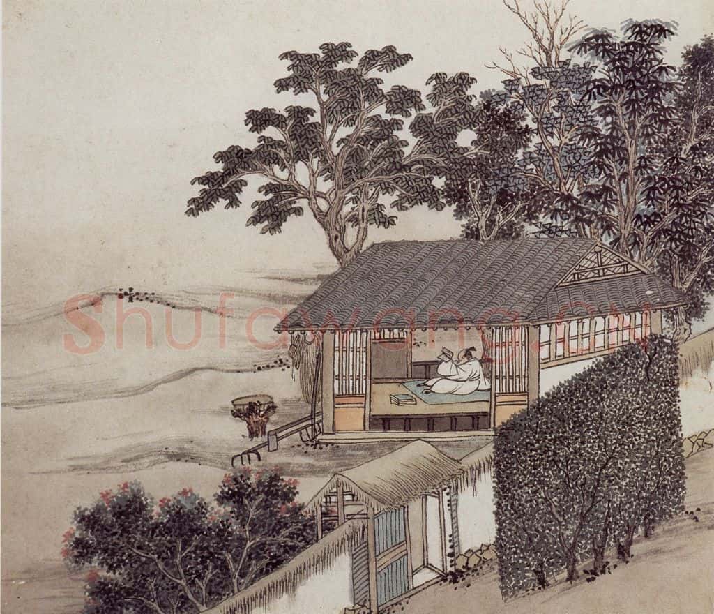 明 沈周《东庄图册》书画作品