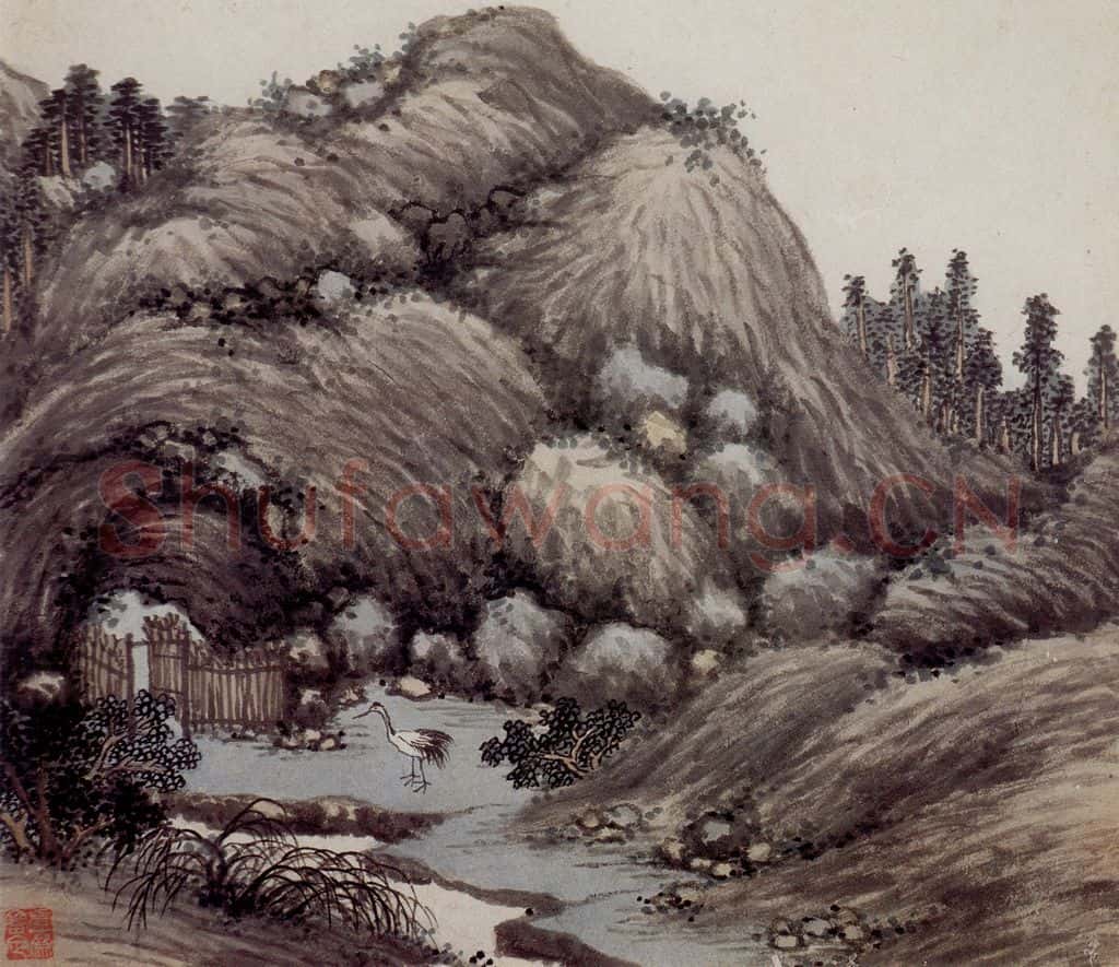 明 沈周《东庄图册》书画作品