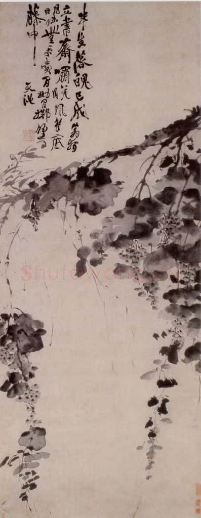 徐渭《葡萄图》书画作品