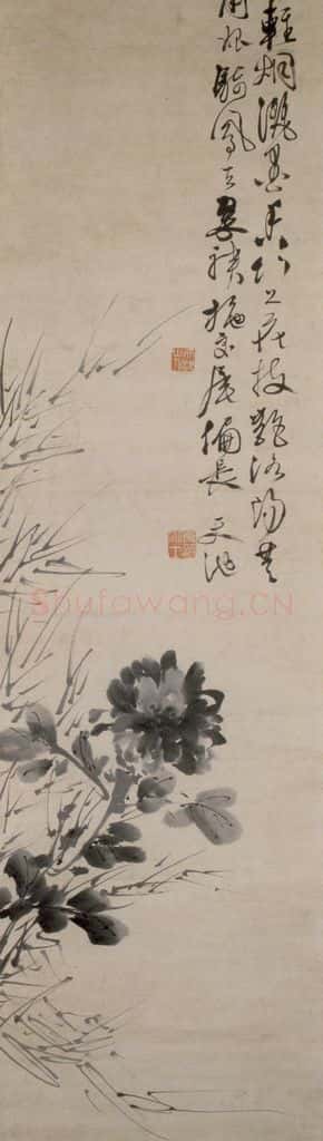 徐渭《花卉图》书画作品