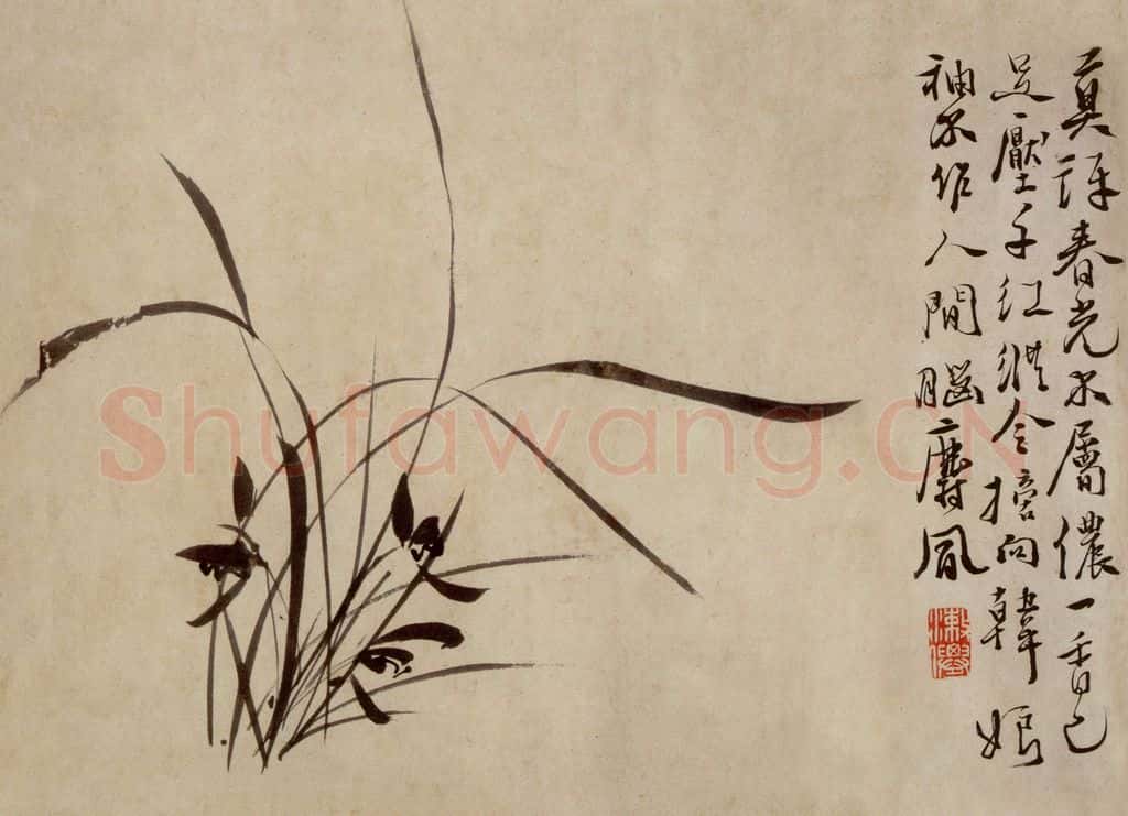 徐渭《杂花卷》书画作品