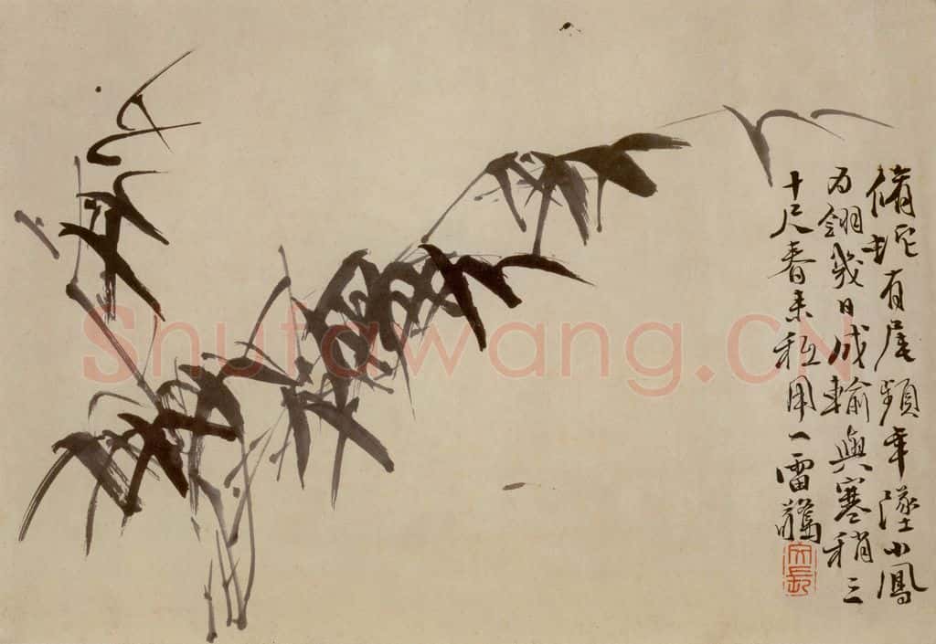 徐渭《杂花卷》书画作品