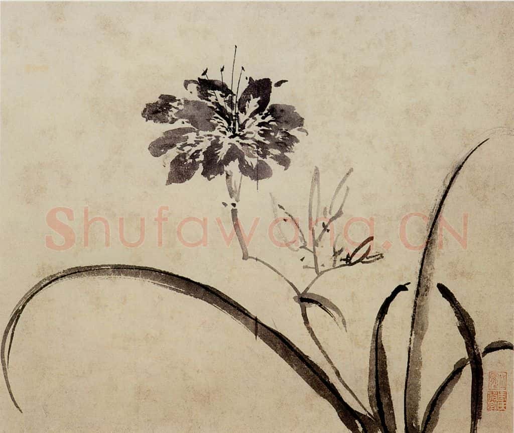 明 周之冕《花卉图册》书画作品
