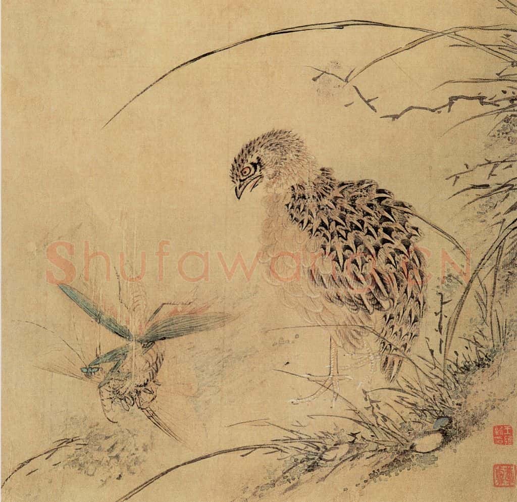 明 王维新《花鸟图册》书画作品