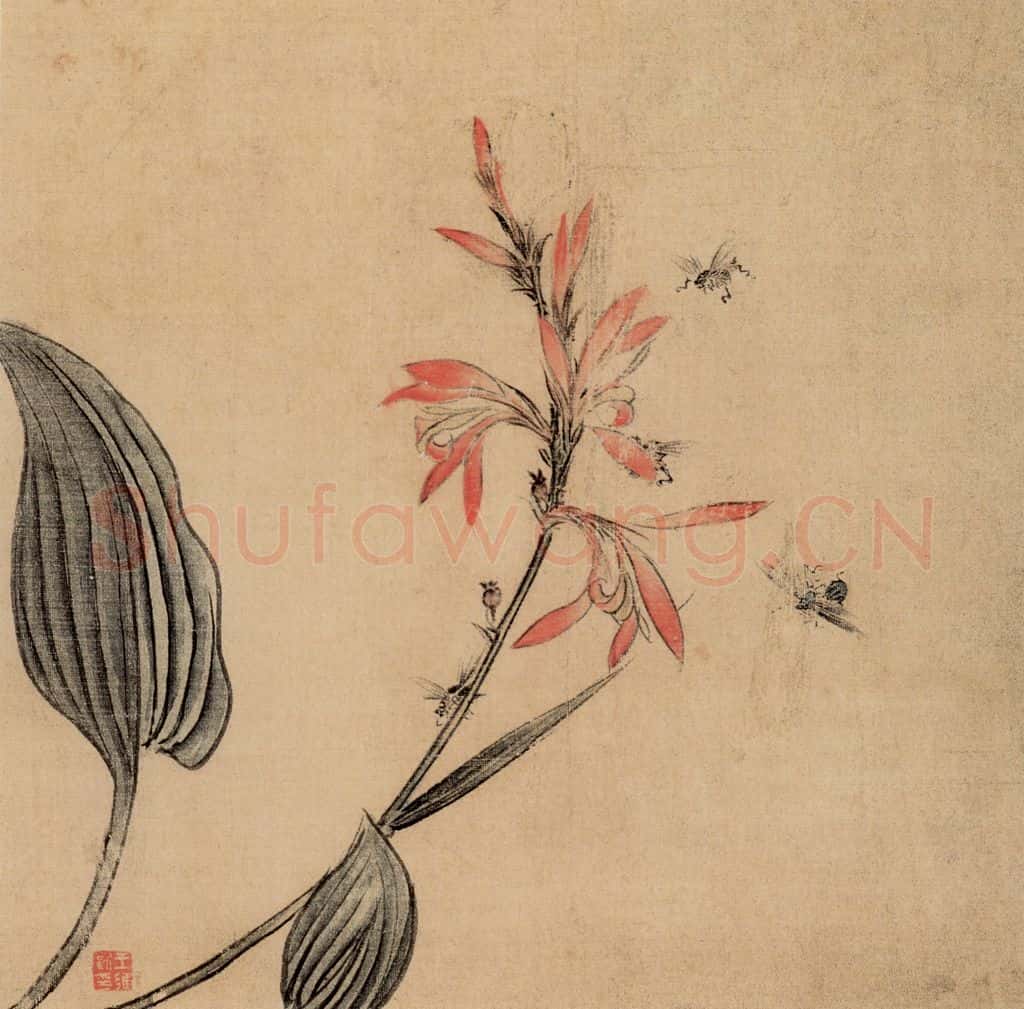 明 王维新《花鸟图册》书画作品