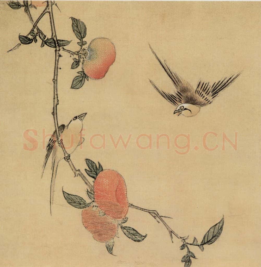 明 王维新《花鸟图册》书画作品