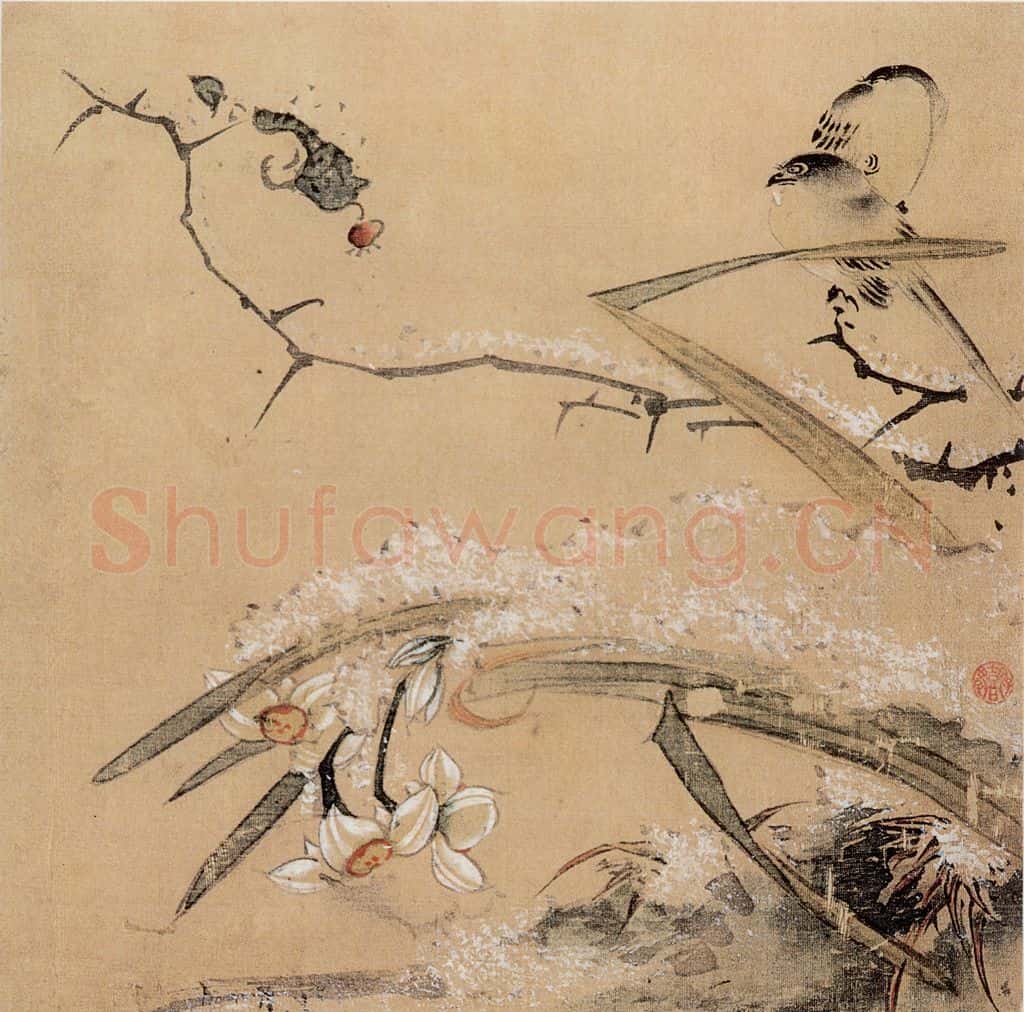 明 王维新《花鸟图册》书画作品