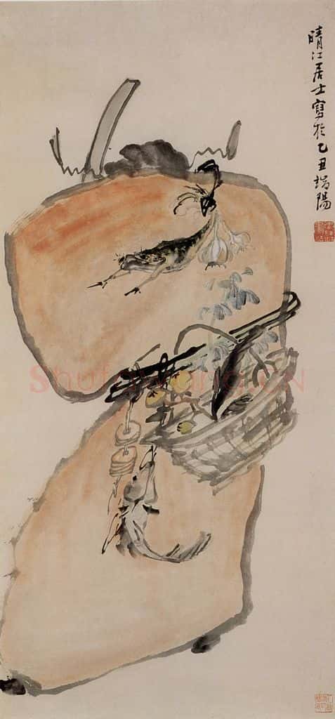 1745年 李方膺《钟馗》书画作品