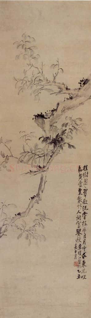 1745 李方膺《花卉屏》书画作品