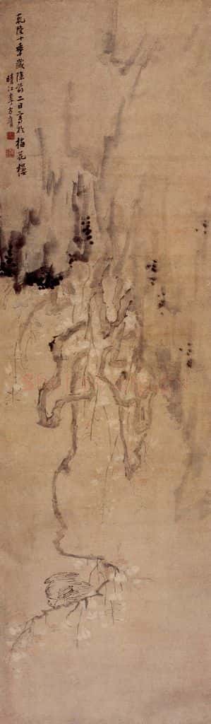 1748 李方膺《花卉屏》书画作品