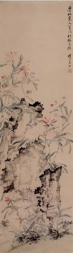 1746年 李方膺《花卉四条屏》书画作品