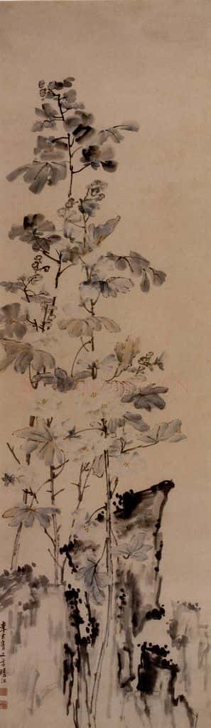 1746年 李方膺《花卉四条屏》书画作品