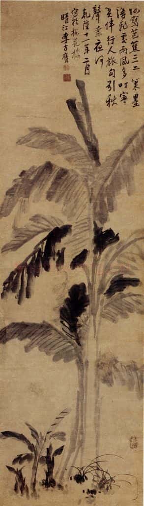 1746年 李方膺《花卉屏》书画作品