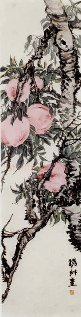 清 赵之谦《花卉四条屏》书画作品