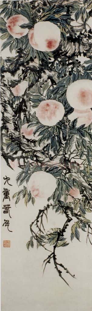 清 赵之谦《花卉屏》书画作品