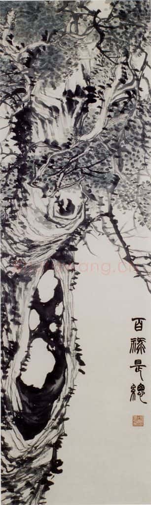 清 赵之谦《花卉屏》书画作品
