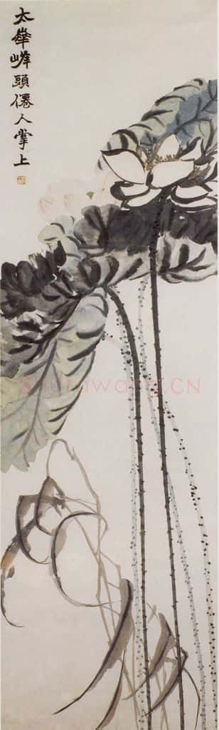 清 赵之谦《花卉屏》书画作品