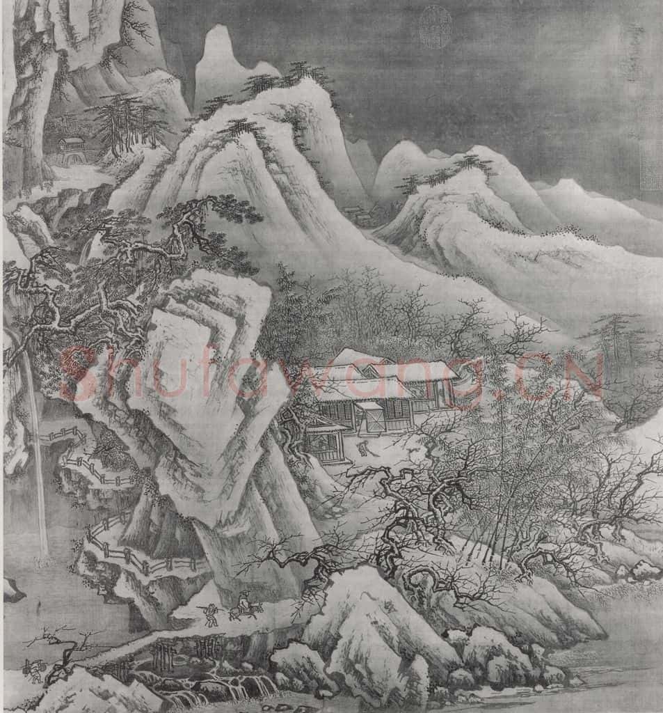 南宋 马远《山水图》书画作品