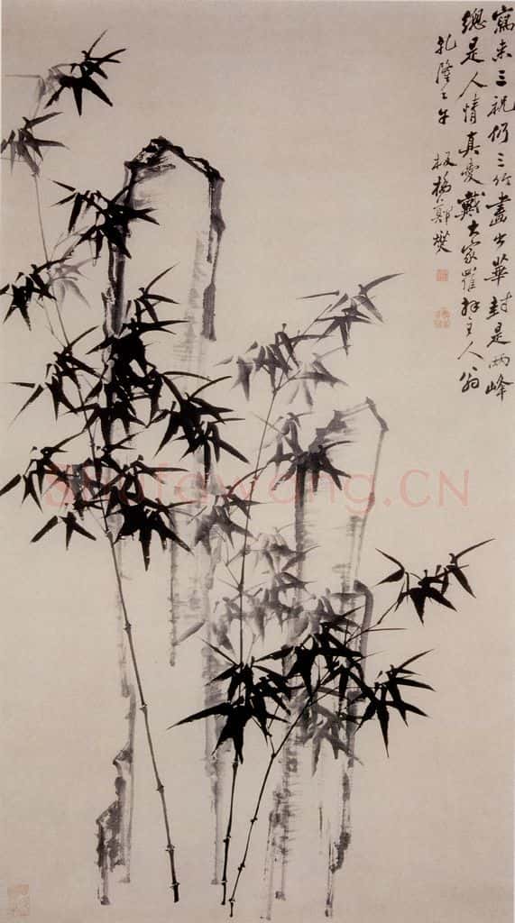 1762 郑燮 华峰三祝图 书画作品