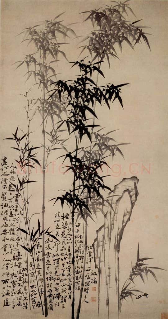 1764 郑燮 墨竹图 书画作品