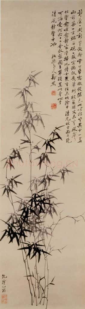 1765 郑燮 竹 书画作品