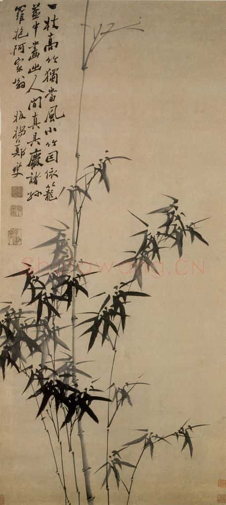 郑燮 墨竹图 书画作品