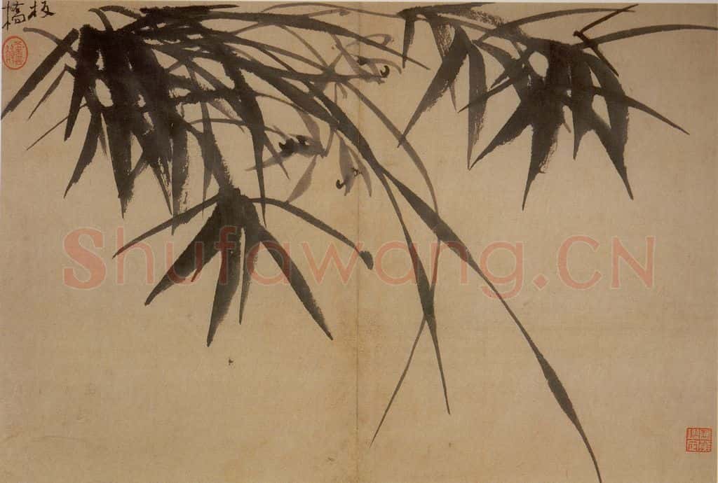 郑燮 兰竹册 书画作品