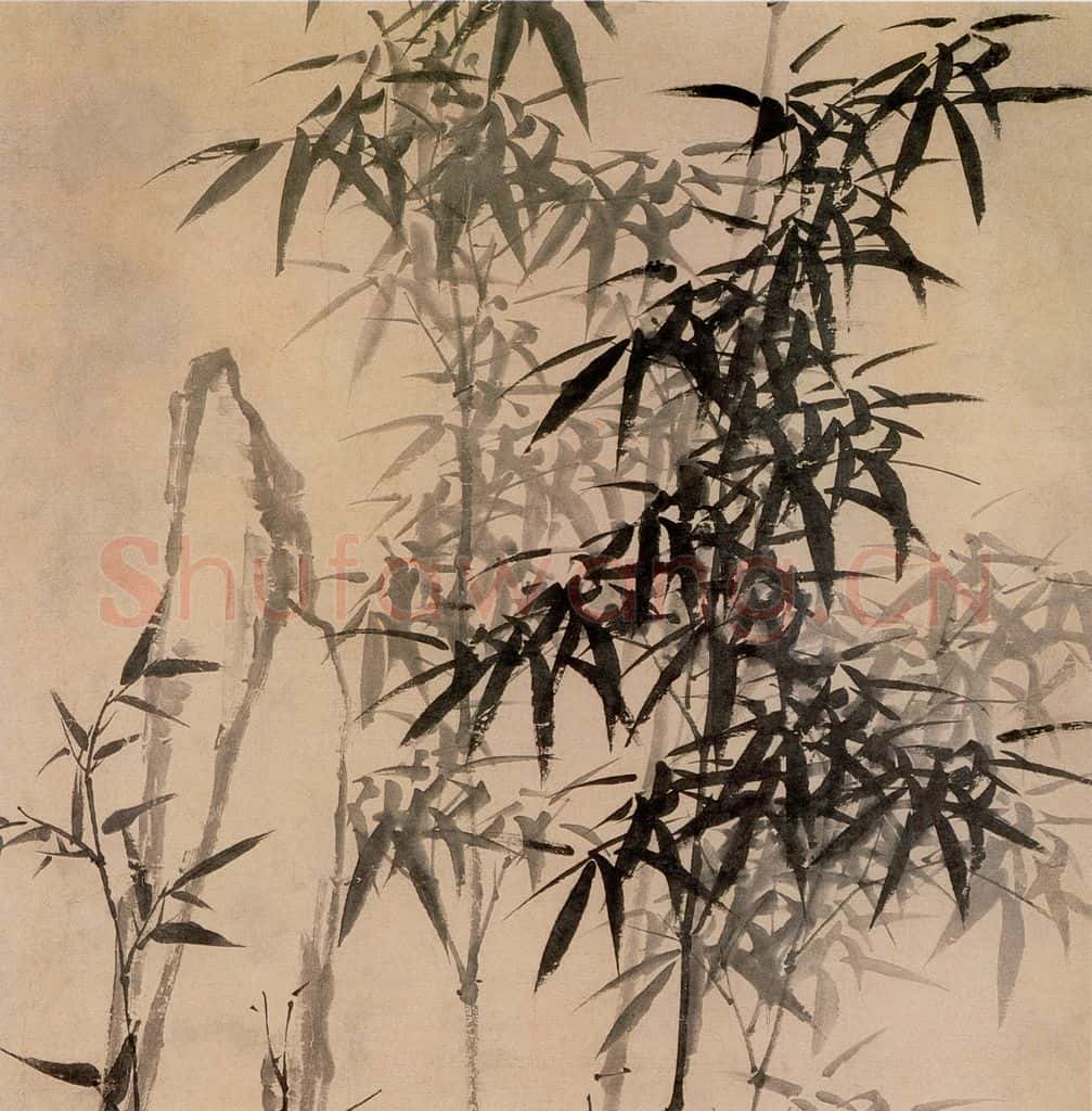 郑燮 竹石图 书画作品