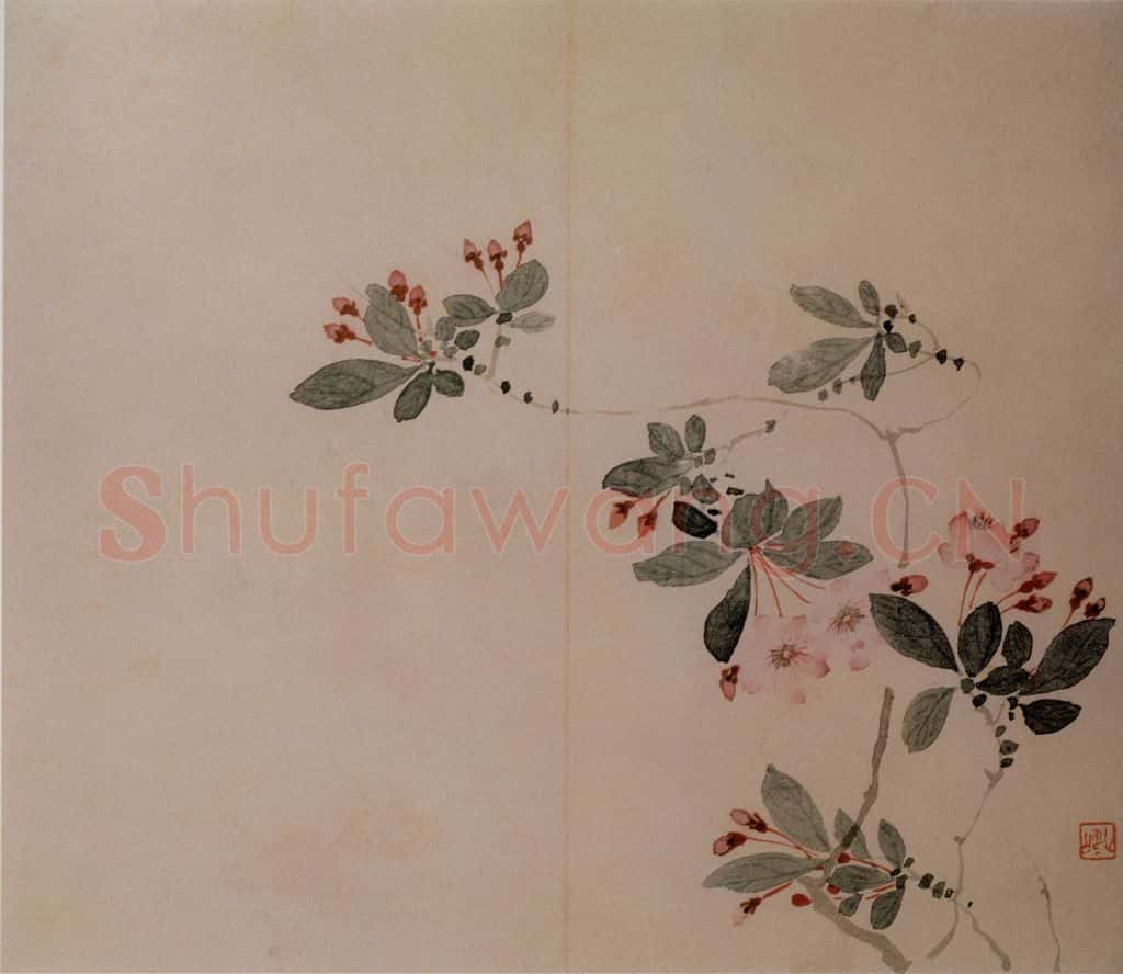 清 汪士慎《花卉册》书画作品