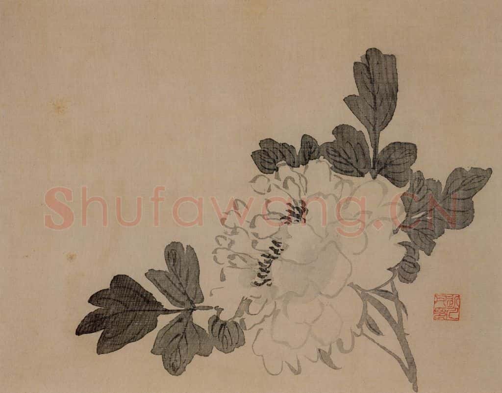 清 汪士慎《花卉册》书画作品