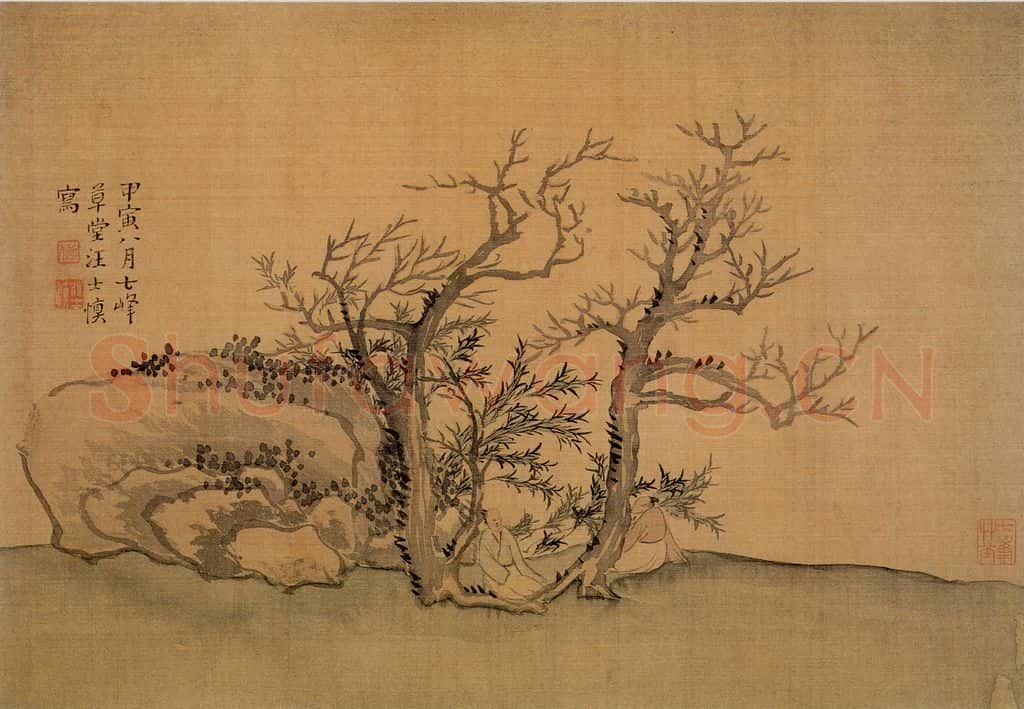 1734年 汪士慎《山水册》书画作品