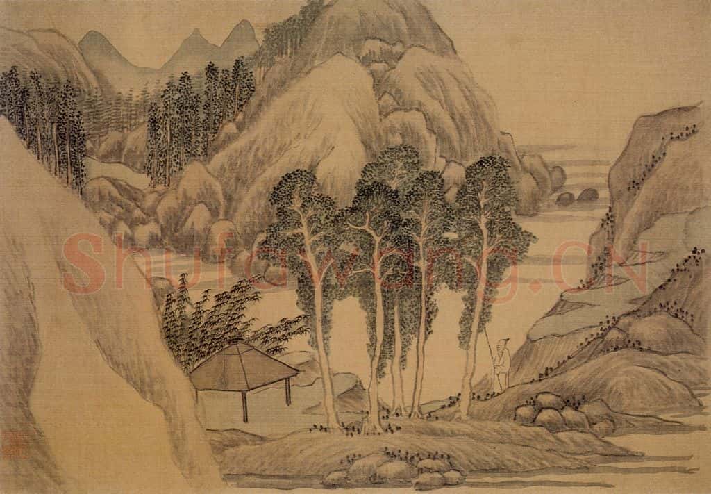 1734年 汪士慎《山水册》书画作品