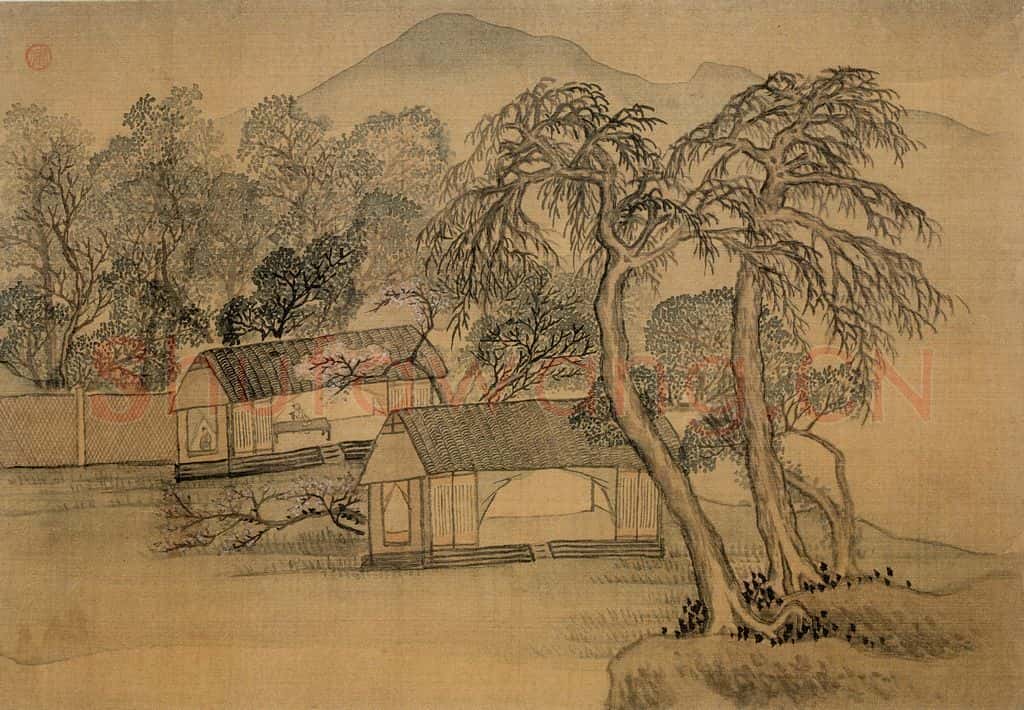 1734年 汪士慎《山水册》书画作品