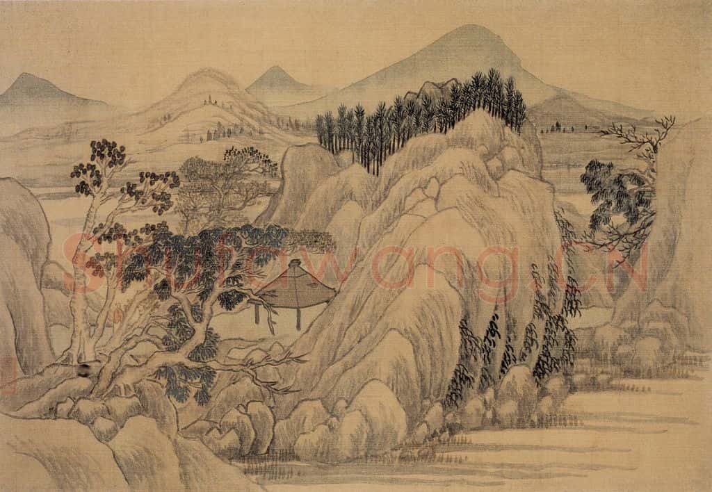 1734年 汪士慎《山水册》书画作品