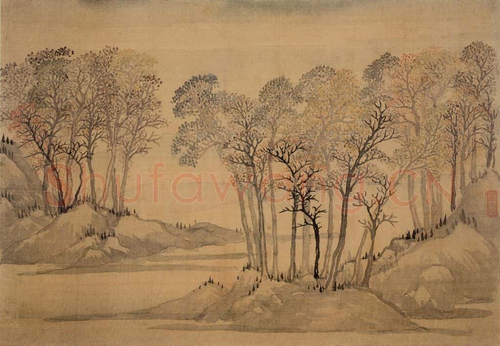 1734年 汪士慎《山水册》书画作品