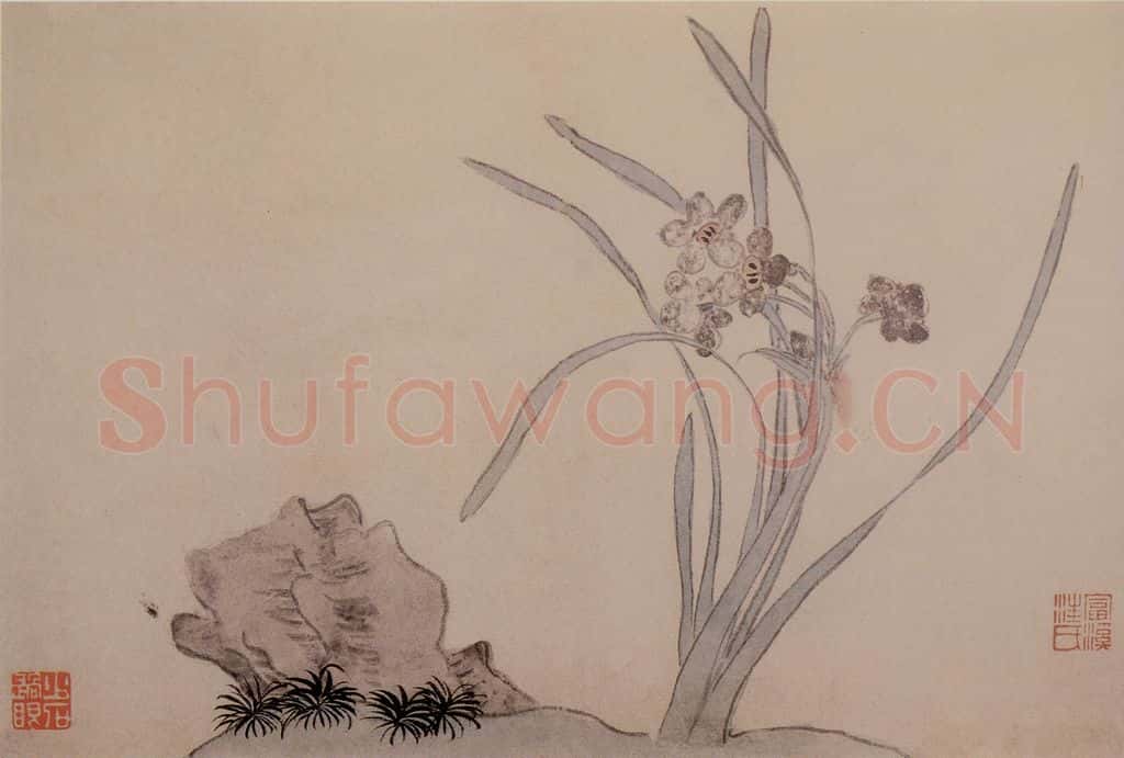1742年 汪士慎《花卉册》书画作品