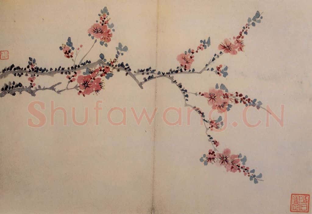 1742年 汪士慎《花卉册》书画作品