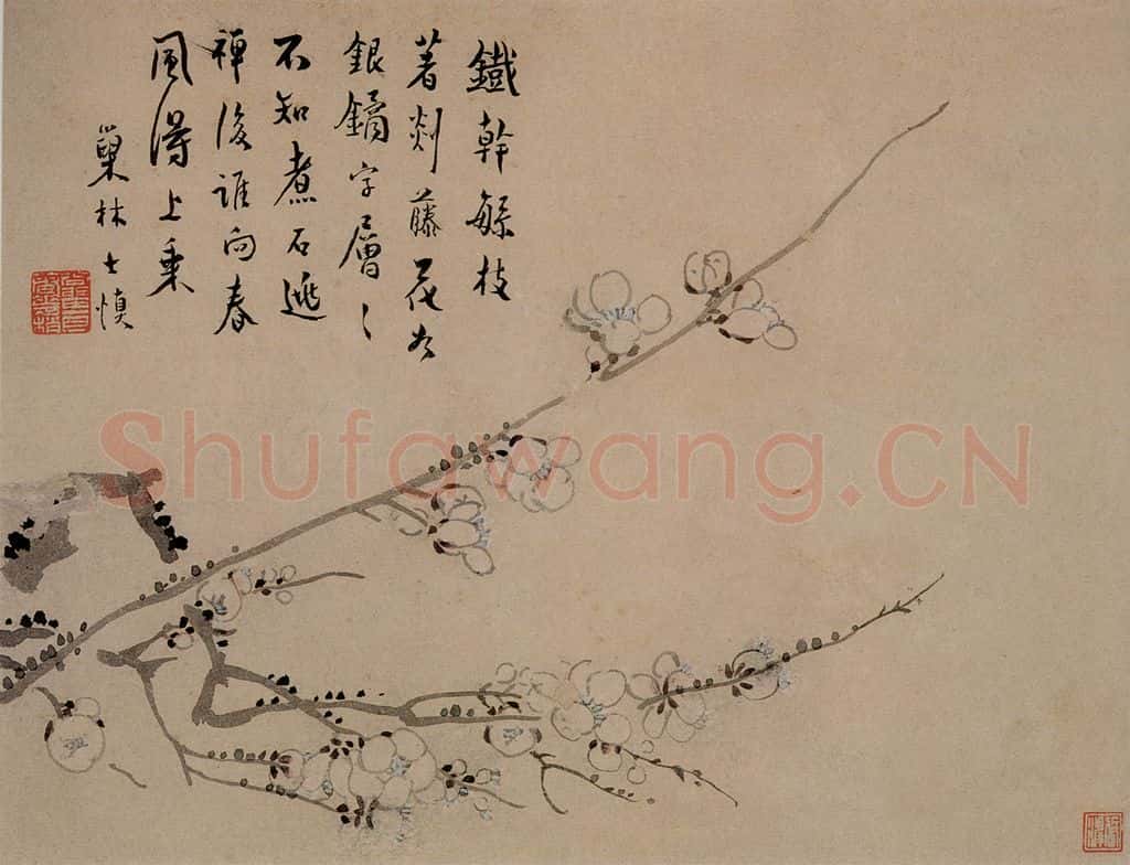 1749年 汪士慎《花卉册》书画作品