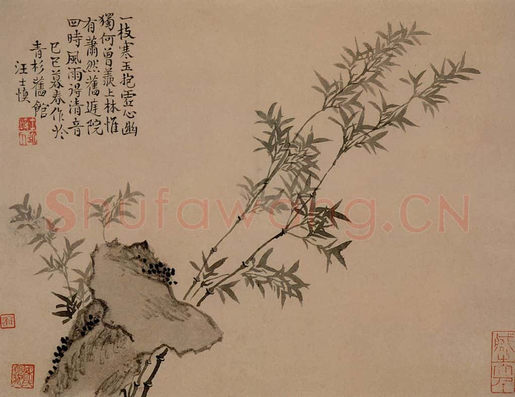 1749年 汪士慎《花卉册》书画作品