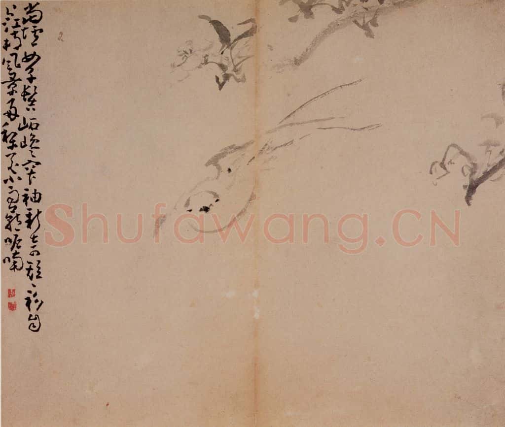 清 黄慎 梨花春燕图 书画作品