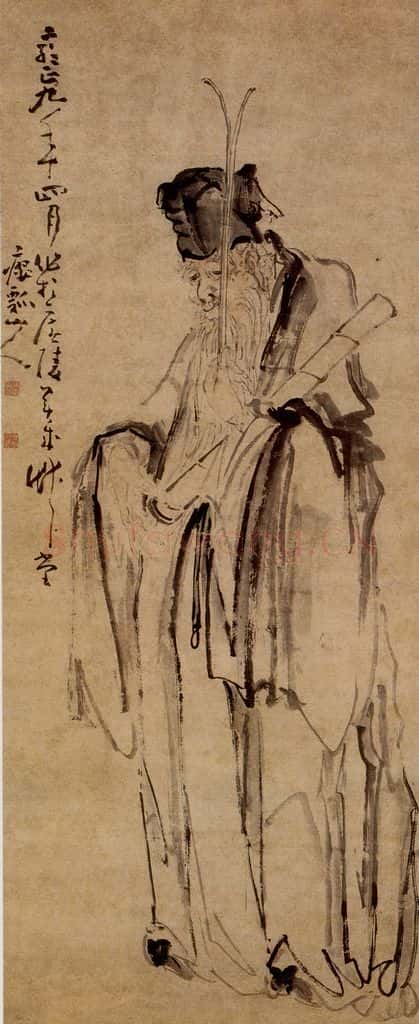 清 黄慎 人物图 书画作品