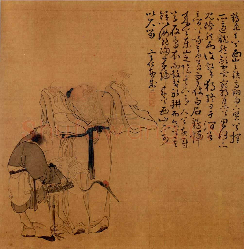 清 黄慎 人物册 书画作品
