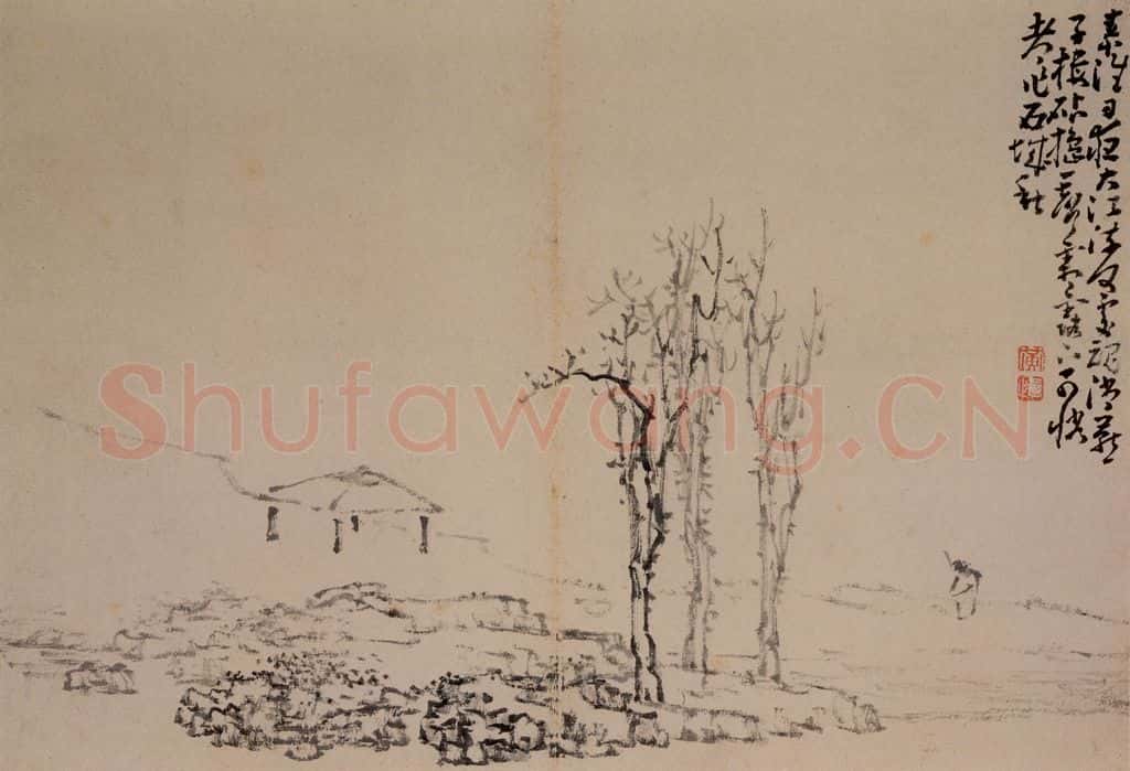 清 黄慎 杂画册 书画作品