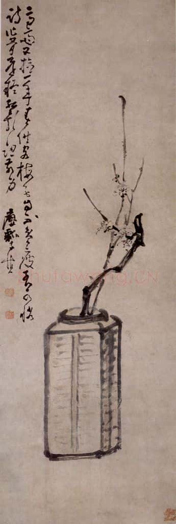 清 黄慎 瓶梅图 书画作品
