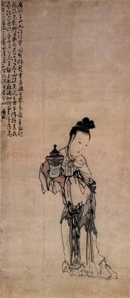 清 黄慎 麻姑献寿图 书画作品