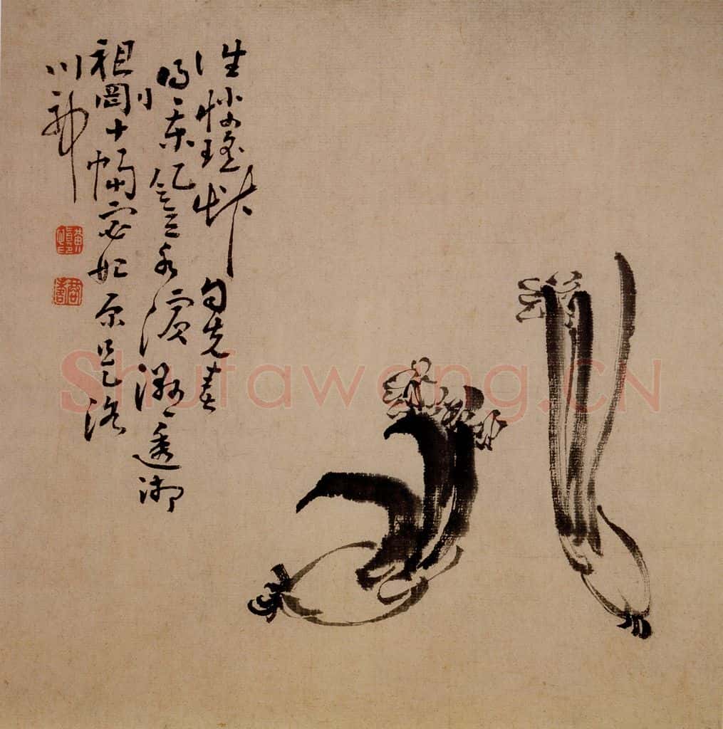 清 黄慎 人物山水花卉图册 书画作品