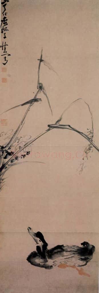 清 黄慎 芦鸭图 书画作品
