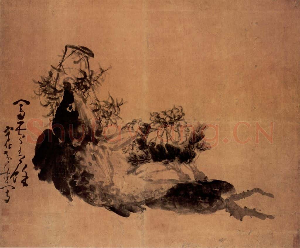 清 黄慎 富贵有余图 书画作品